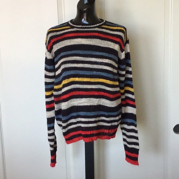 Volcom Women’s Striped Lightweight Sweater Small - Picture 1 of 4